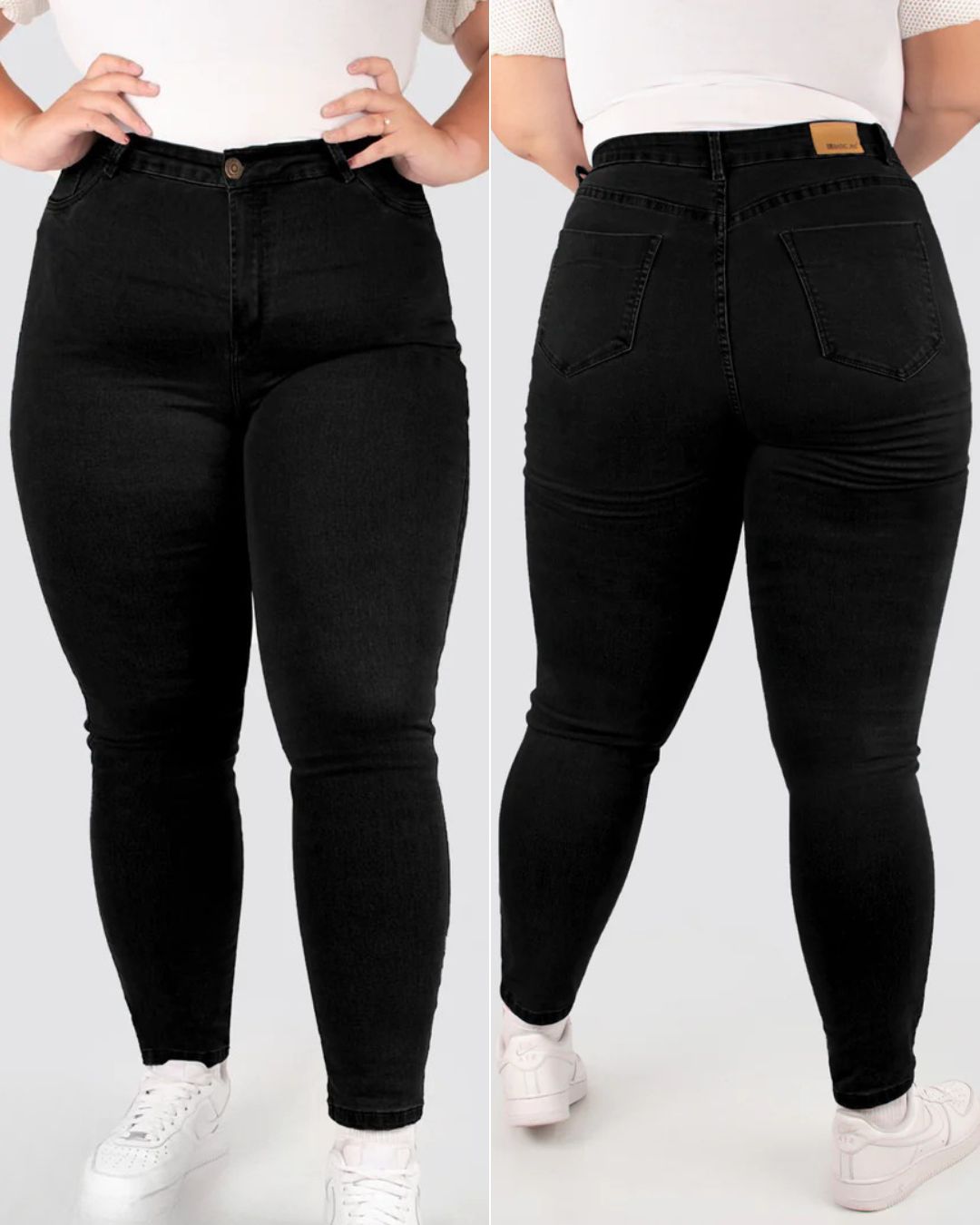 PACK Skinny Tallas Grandes- Incluye  X3 Jeans Tiro Alto, Control de Abdomen y Levantamiento de Cola