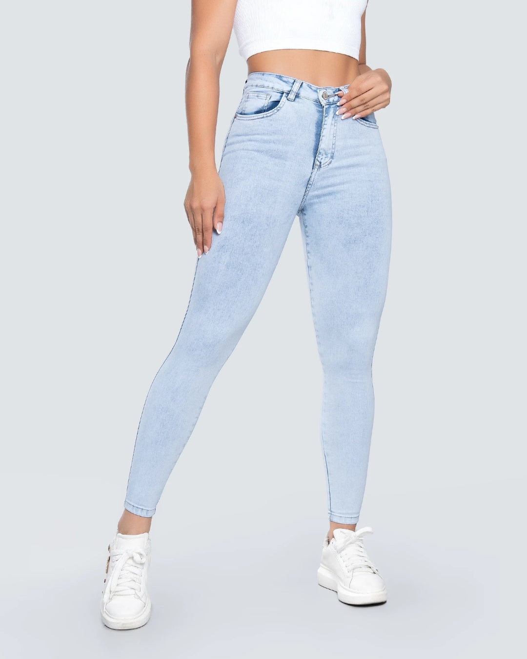 PACK Skinny- Incluye X3 Jeans Tiro Alto, Control de Abdomen y Levantamiento de Cola