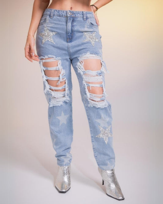 Starz Glow Jean Brillos Estrellas