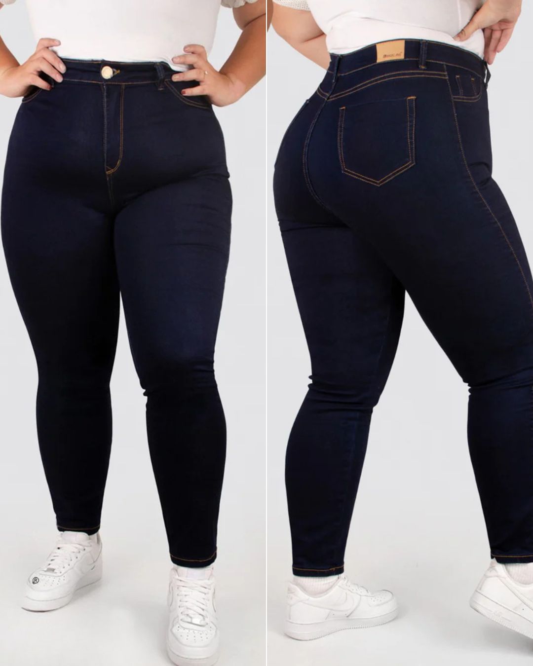 PACK Skinny Tallas Grandes- Incluye  X3 Jeans Tiro Alto, Control de Abdomen y Levantamiento de Cola