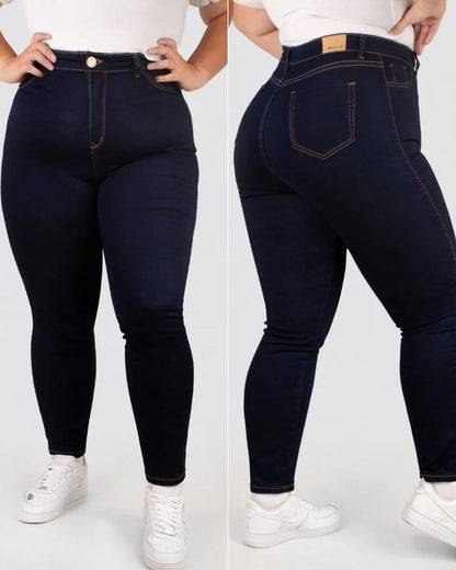 PACK Skinny Tallas Grandes- Incluye  X3 Jeans Tiro Alto, Control de Abdomen y Levantamiento de Cola