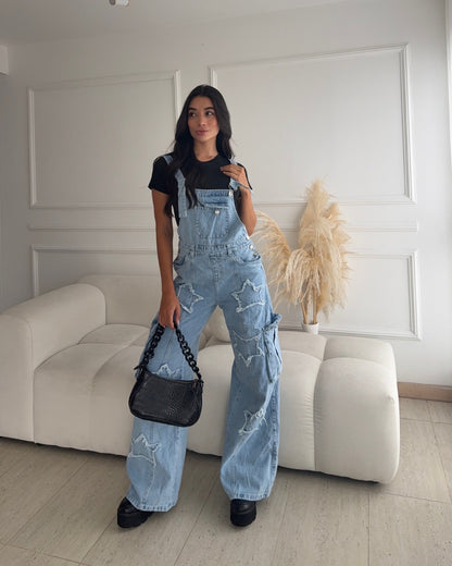 Munikos Mono®  Starz - Overol Holgado con detalles de estrellas