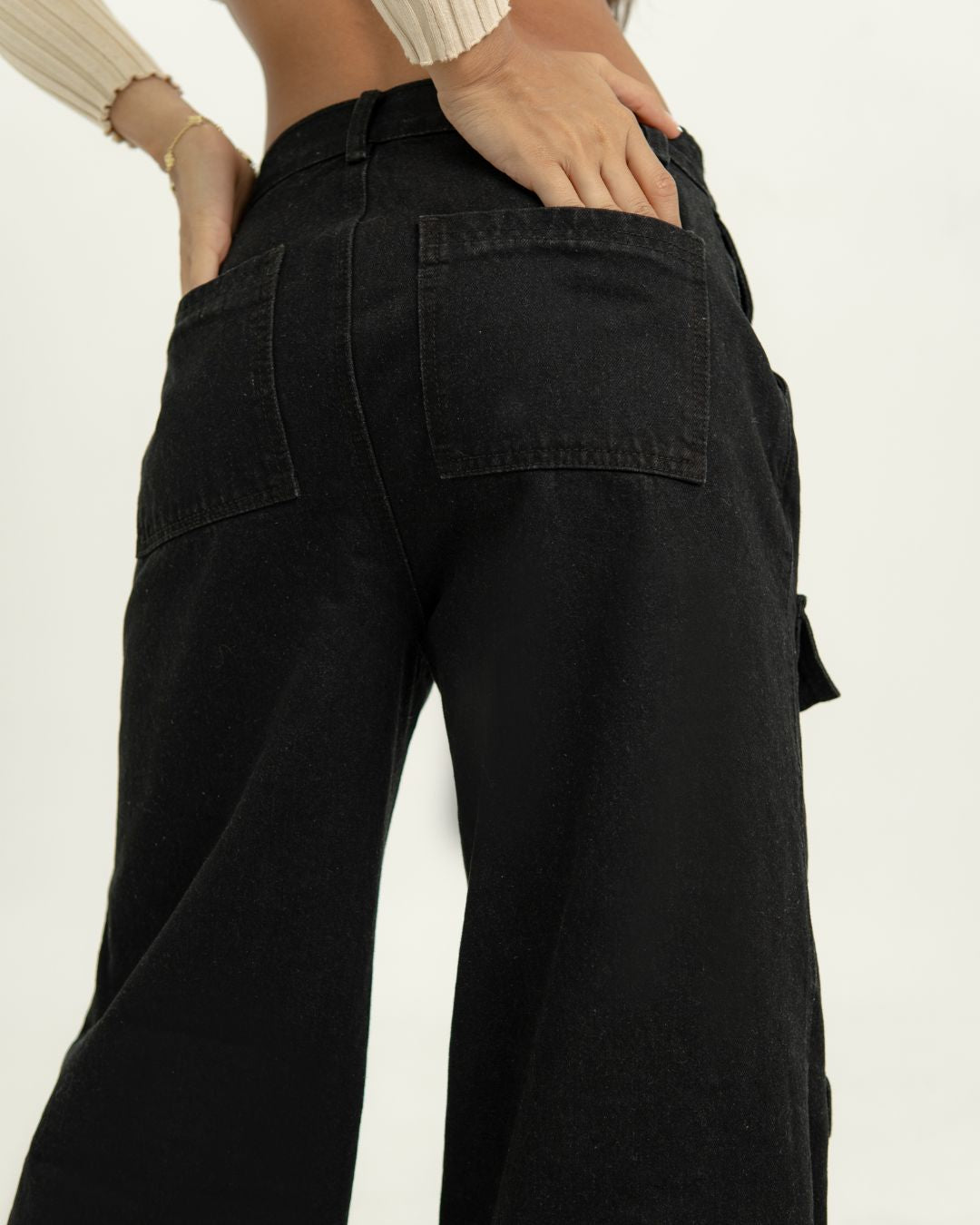Munikos Flow® Jean Cargo Negro