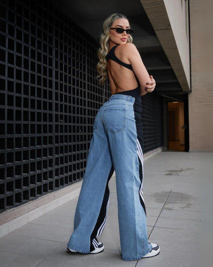 Movalux Jean Líneas Curvas