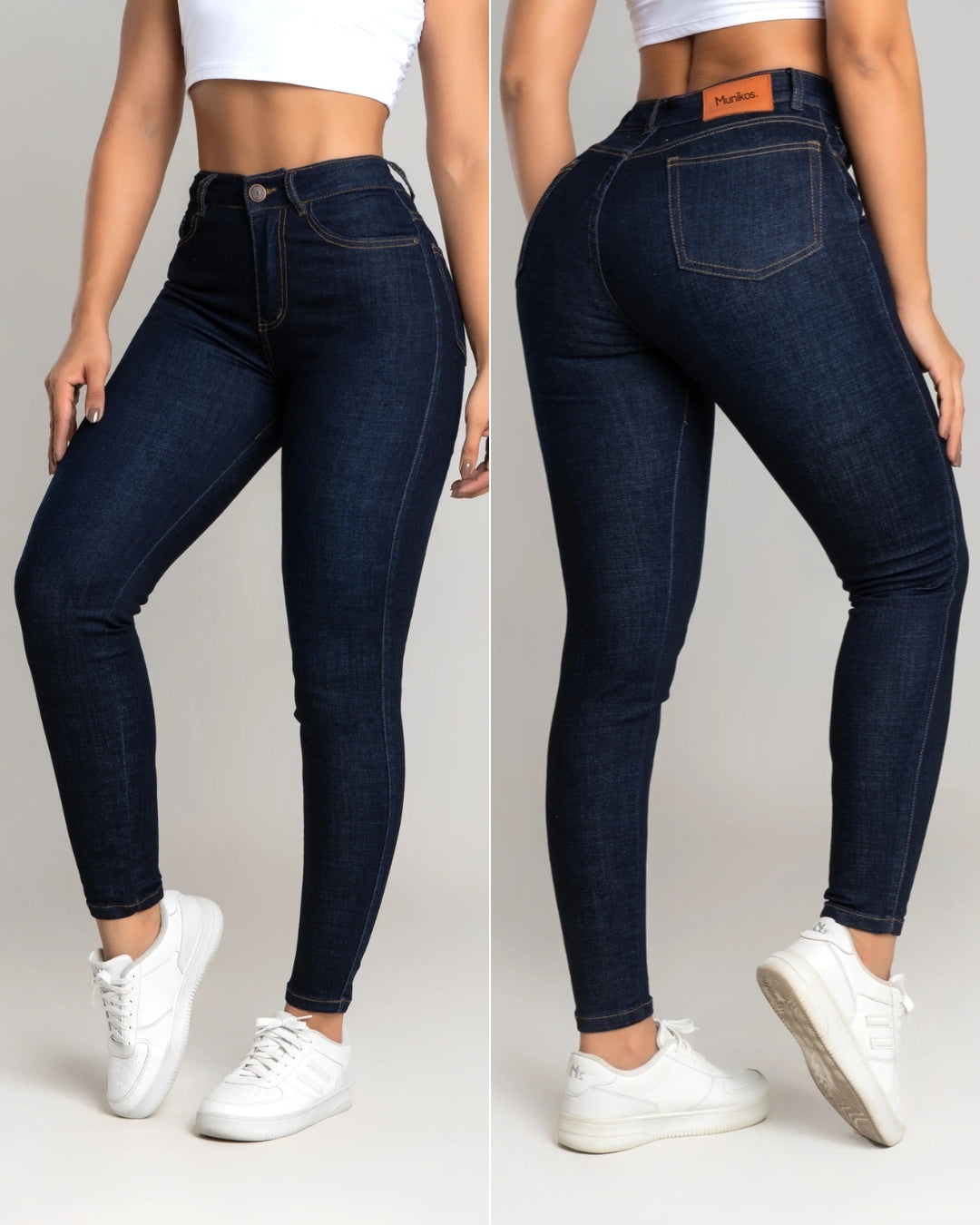 PACK Skinny- Incluye  X3 Jeans Tiro Alto, Control de Abdomen y Levantamiento de Cola