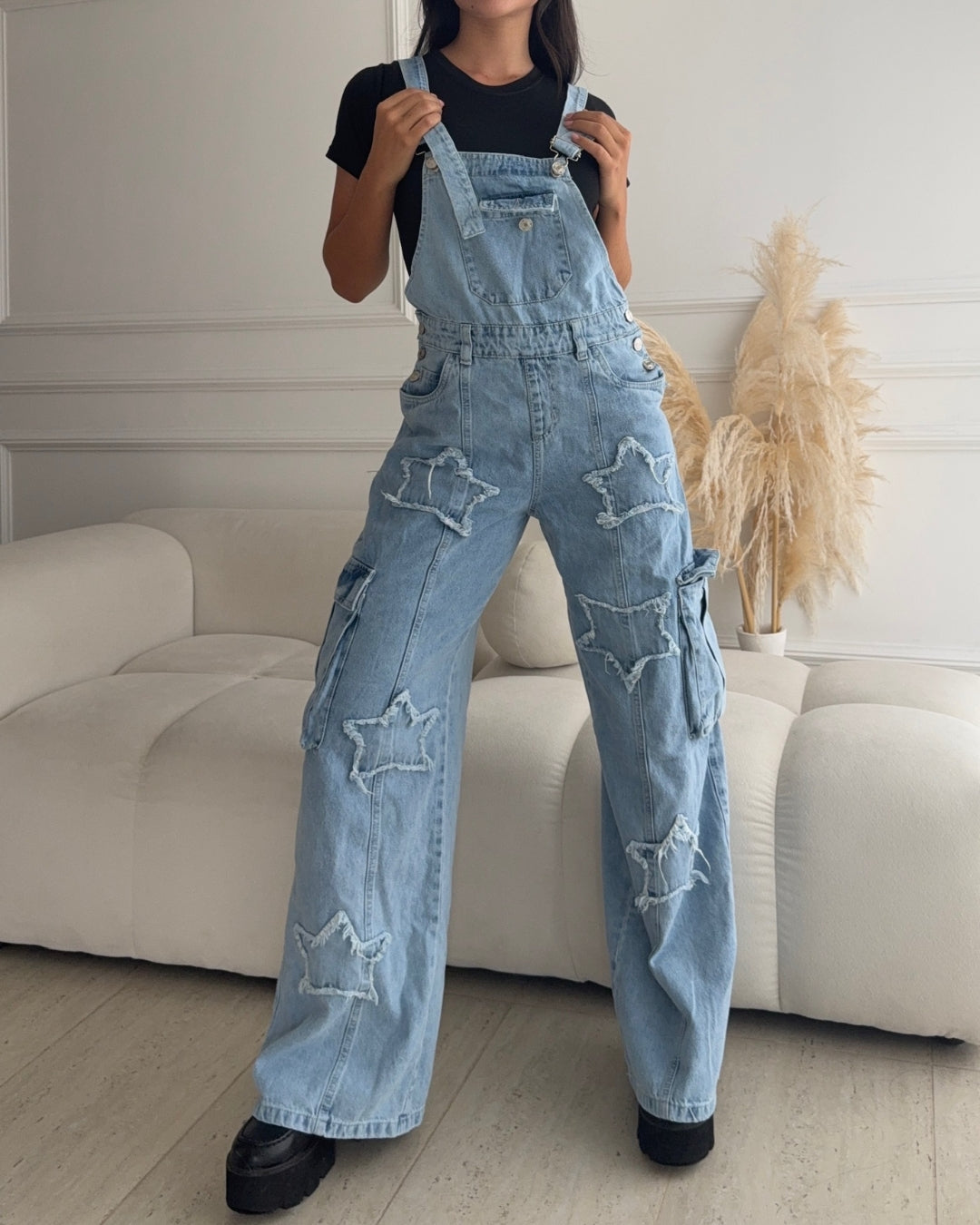 Munikos Mono®  Starz - Overol Holgado con detalles de estrellas