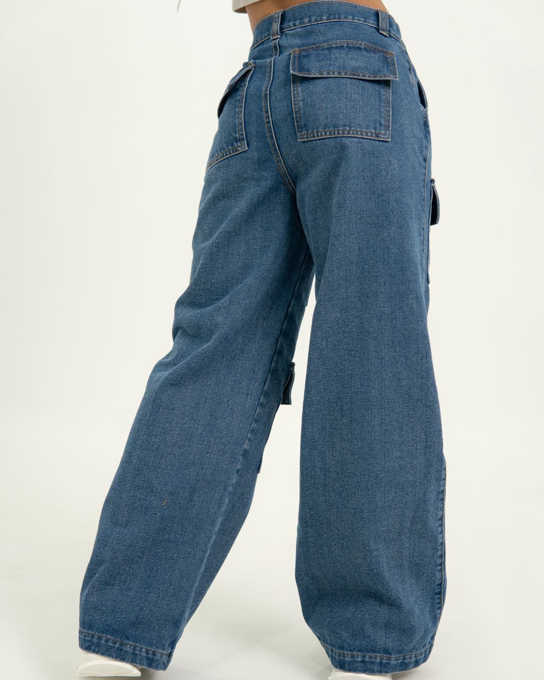 Munikos Flow® Jean Cargo Azul Medio