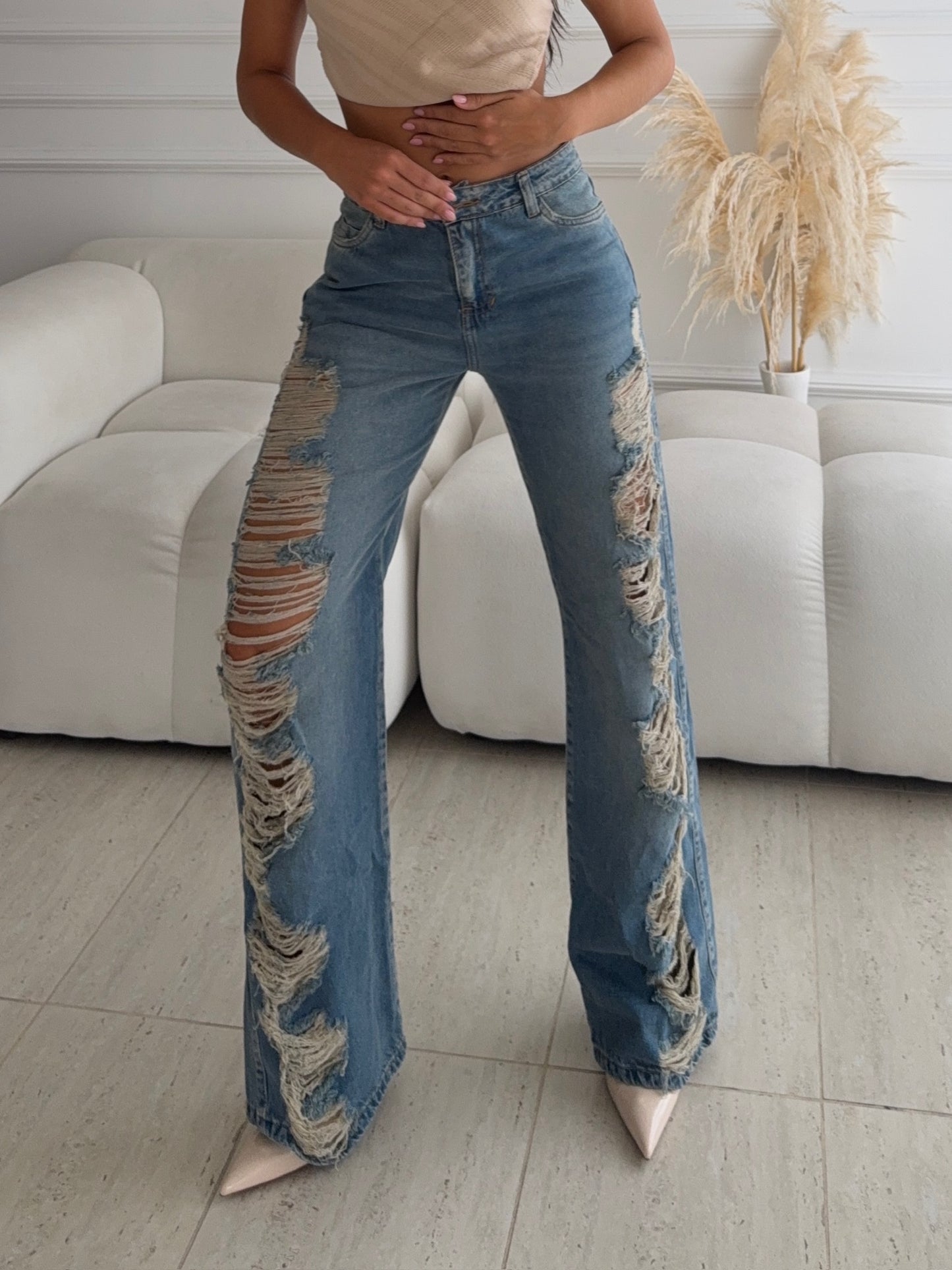 Jean ROTOS- Tiro Medio Detalles de Rotos